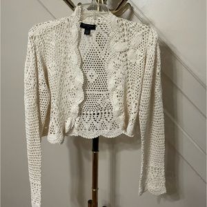 Context Petite Crochet Jacket